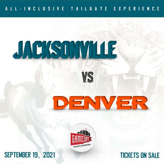 Tailgreeter Jacksonville vs Denver AllInclusive Tailgate Experience